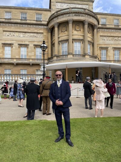 Headfirst, Jeremy Farber Buckingham Palace Garden Party