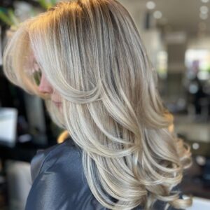 Money Piece highlights at Headfirst Hairdressers Leeds