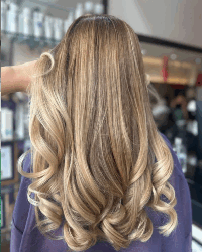 blonde balayage leeds